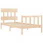 vidaXL Massivholzbett ohne Matratze 100x200 cm Kiefernholz vidaXL Massivholzbett ohne Matratze 100x200 cm Kiefernholz