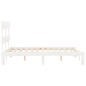vidaXL Massivholzbett ohne Matratze Weiß 120x200 cm Kiefernholz vidaXL Massivholzbett ohne Matratze Weiß 120x200 cm Kiefernholz