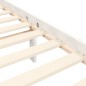 vidaXL Massivholzbett ohne Matratze Weiß 140x190 cm Kiefernholz vidaXL Massivholzbett ohne Matratze Weiß 140x190 cm Kiefernholz
