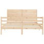 vidaXL Massivholzbett mit Kopfteil 160x200 cm vidaXL Massivholzbett mit Kopfteil 160x200 cm