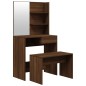 vidaXL Schminktisch-Set Braun Eichen-Optik 74,5x40x141 cm vidaXL Schminktisch-Set Braun Eichen-Optik 74,5x40x141 cm