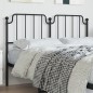 vidaXL Kopfteil Metall Schwarz 135 cm vidaXL Kopfteil Metall Schwarz 135 cm