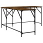vidaXL Schreibtisch Räuchereiche 149x149x75 cm Holzwerkstoff vidaXL Schreibtisch Räuchereiche 149x149x75 cm Holzwerkstoff