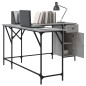vidaXL Schreibtisch Grau Sonoma 141x141x75 cm Holzwerkstoff vidaXL Schreibtisch Grau Sonoma 141x141x75 cm Holzwerkstoff