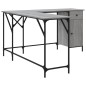 vidaXL Schreibtisch Grau Sonoma 141x141x75 cm Holzwerkstoff vidaXL Schreibtisch Grau Sonoma 141x141x75 cm Holzwerkstoff