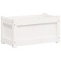 vidaXL Pflanzkübel Weiß 60x31x31 cm Massivholz Kiefer vidaXL Pflanzkübel Weiß 60x31x31 cm Massivholz Kiefer