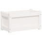 vidaXL Pflanzkübel Weiß 60x31x31 cm Massivholz Kiefer vidaXL Pflanzkübel Weiß 60x31x31 cm Massivholz Kiefer