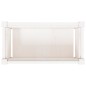 vidaXL Pflanzkübel Weiß 60x31x31 cm Massivholz Kiefer vidaXL Pflanzkübel Weiß 60x31x31 cm Massivholz Kiefer