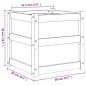 vidaXL Pflanzkübel 50x50x50 cm Massivholz Douglasie vidaXL Pflanzkübel 50x50x50 cm Massivholz Douglasie