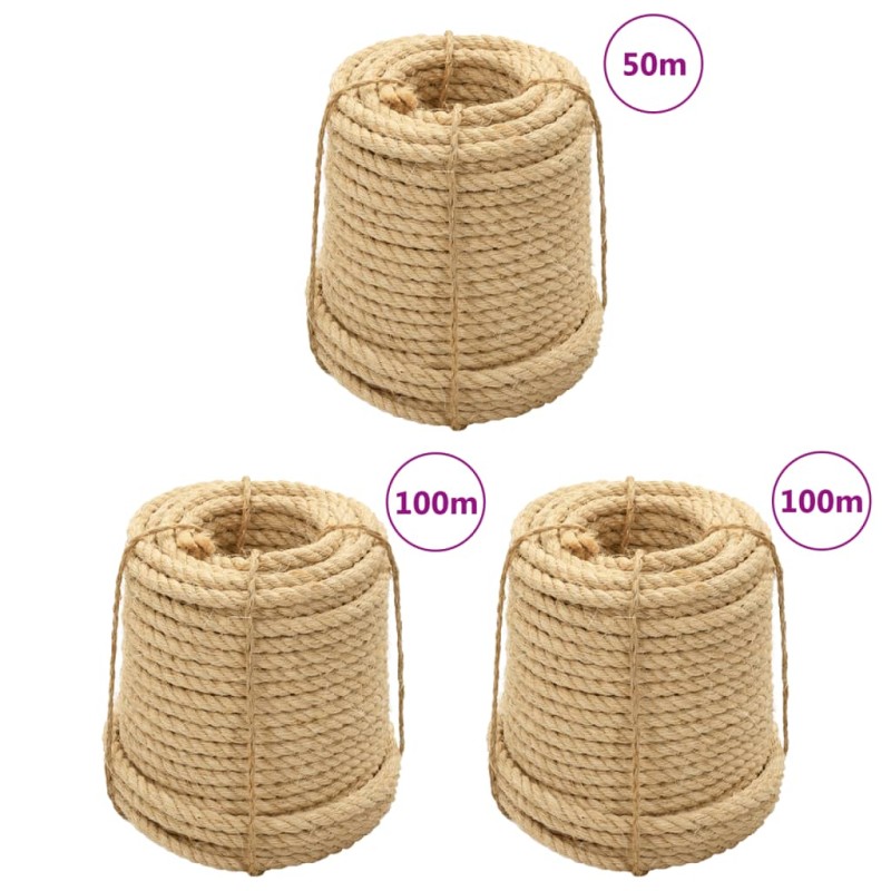 vidaXL Sisalseile 3 Stk. 14 mm vidaXL Sisalseile 3 Stk. 14 mm