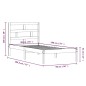 vidaXL Massivholzbett Weiß 90x190 cm vidaXL Massivholzbett Weiß 90x190 cm