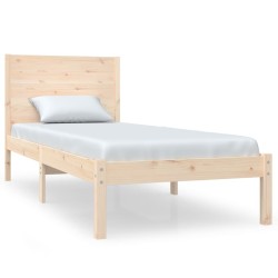 vidaXL Massivholzbett 90x190 cm