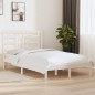 vidaXL Massivholzbett Weiß 120x190 cm vidaXL Massivholzbett Weiß 120x190 cm
