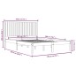 vidaXL Massivholzbett 180x200 cm vidaXL Massivholzbett 180x200 cm