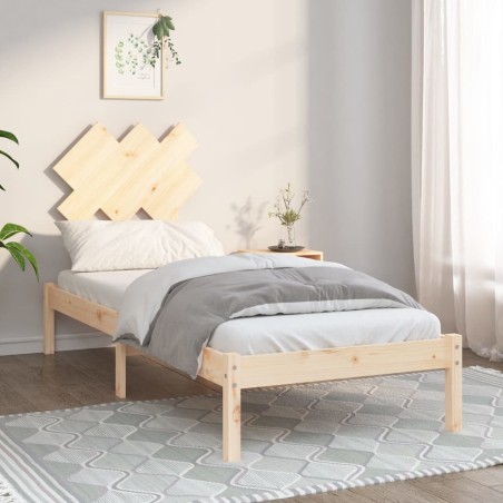 vidaXL Massivholzbett 75x190 cm