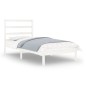 vidaXL Massivholzbett Weiß 75x190 cm vidaXL Massivholzbett Weiß 75x190 cm