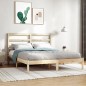 vidaXL Massivholzbett Kiefer 140x190 cm vidaXL Massivholzbett Kiefer 140x190 cm