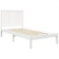 vidaXL Massivholzbett Weiß Kiefer 75x190 cm vidaXL Massivholzbett Weiß Kiefer 75x190 cm