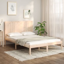 vidaXL Massivholzbett Kiefer 150x200 cm