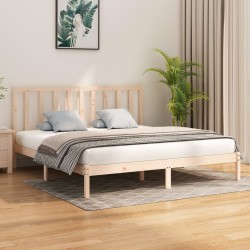 vidaXL Massivholzbett 180x200 cm