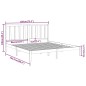 vidaXL Massivholzbett 180x200 cm vidaXL Massivholzbett 180x200 cm