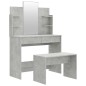 vidaXL Schminktisch-Set Betongrau 96x40x142 cm vidaXL Schminktisch-Set Betongrau 96x40x142 cm