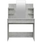 vidaXL Schminktisch-Set Betongrau 96x40x142 cm vidaXL Schminktisch-Set Betongrau 96x40x142 cm