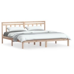 vidaXL Massivholzbett 180x200 cm