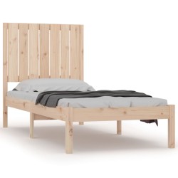 vidaXL Massivholzbett 75x190 cm