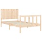 vidaXL Massivholzbett mit Kopfteil 100x200 cm vidaXL Massivholzbett mit Kopfteil 100x200 cm