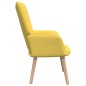 vidaXL Relaxsessel mit Hocker Senfgelb Stoff vidaXL Relaxsessel mit Hocker Senfgelb Stoff
