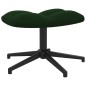 vidaXL Relaxsessel mit Hocker Dunkelgrün Samt vidaXL Relaxsessel mit Hocker Dunkelgrün Samt
