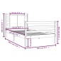 vidaXL Massivholzbett Kiefer 75x190 cm vidaXL Massivholzbett Kiefer 75x190 cm