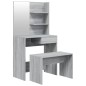vidaXL Schminktisch-Set Grau Sonoma 74,5x40x141 cm vidaXL Schminktisch-Set Grau Sonoma 74,5x40x141 cm