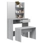 vidaXL Schminktisch-Set Grau Sonoma 74,5x40x141 cm vidaXL Schminktisch-Set Grau Sonoma 74,5x40x141 cm