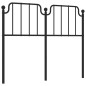 vidaXL Kopfteil Metall Schwarz 120 cm vidaXL Kopfteil Metall Schwarz 120 cm