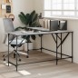 vidaXL Schreibtisch Grau Sonoma 149x149x75 cm Holzwerkstoff vidaXL Schreibtisch Grau Sonoma 149x149x75 cm Holzwerkstoff