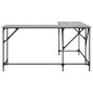 vidaXL Schreibtisch Grau Sonoma 149x149x75 cm Holzwerkstoff vidaXL Schreibtisch Grau Sonoma 149x149x75 cm Holzwerkstoff