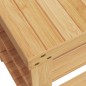 vidaXL Schuhregal mit 3 Ablagen 70x27,5x45 cm Bambus vidaXL Schuhregal mit 3 Ablagen 70x27,5x45 cm Bambus