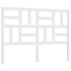 vidaXL Bett-Kopfteil Weiß 141x4x104 cm Massivholz Kiefer