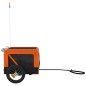 vidaXL Fahrradanhänger Hunde Orange und Schwarz Oxford-Gewebe & Eisen vidaXL Fahrradanhänger Hunde Orange und Schwarz Oxford-Gewebe & Eisen