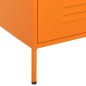 vidaXL Kommode Orange 80x35x101,5 cm Stahl vidaXL Kommode Orange 80x35x101,5 cm Stahl