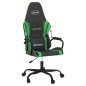 vidaXL Gaming-Stuhl Schwarz und Grün Kunstleder vidaXL Gaming-Stuhl Schwarz und Grün Kunstleder