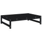 vidaXL 4-tlg. Garten-Lounge-Set Schwarz Massivholz Kiefer vidaXL 4-tlg. Garten-Lounge-Set Schwarz Massivholz Kiefer