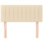 vidaXL Kopfteil Creme 90x5x78/88 cm Stoff