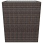 3-tlg. Bistro-Set Poly Rattan und Hartglas Braun 3-tlg. Bistro-Set Poly Rattan und Hartglas Braun