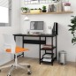 vidaXL Computertisch Schwarz 105x55x72 cm MDF und Metall vidaXL Computertisch Schwarz 105x55x72 cm MDF und Metall
