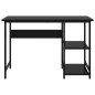 vidaXL Computertisch Schwarz 105x55x72 cm MDF und Metall vidaXL Computertisch Schwarz 105x55x72 cm MDF und Metall