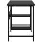 vidaXL Computertisch Schwarz 105x55x72 cm MDF und Metall vidaXL Computertisch Schwarz 105x55x72 cm MDF und Metall