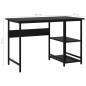 vidaXL Computertisch Schwarz 105x55x72 cm MDF und Metall vidaXL Computertisch Schwarz 105x55x72 cm MDF und Metall